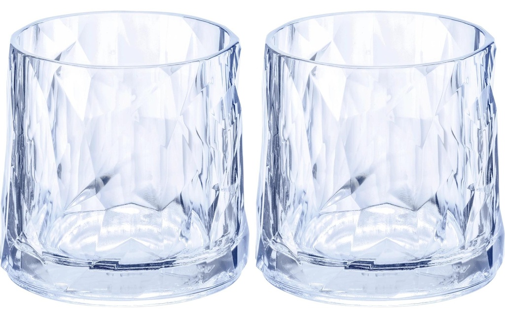 Koziol Verre Club No. 2 250 ml, 2 Pièce/s, Bleu