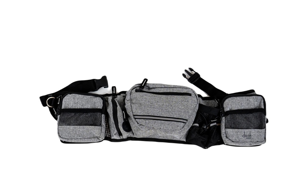 Deek Sac de hanche Apollo, Gris/noir