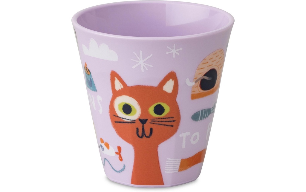 Koziol Gobelet Nora M Purrs Reasons 300 ml, 1 Pièce/s, Multicolore
