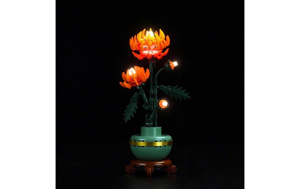 BrickBling Lumières-LED pour LEGO® Chrysanthème (10368)