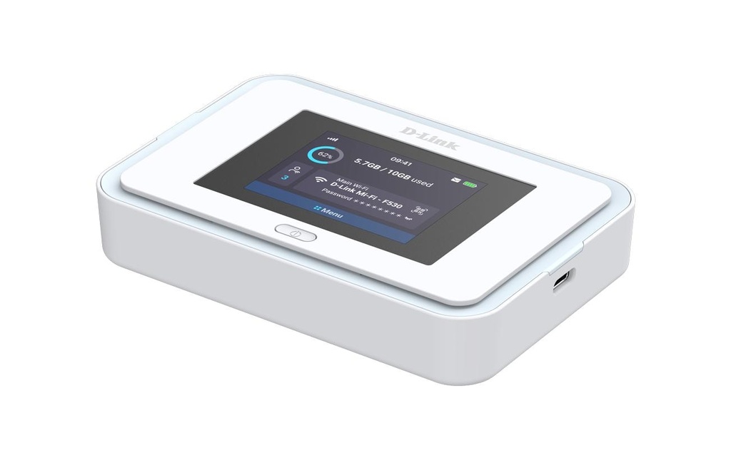 D-Link Hotspot 5G 5G NR AX3000 Wi-Fi 6 2.4 pouces LCD Nano-SIM