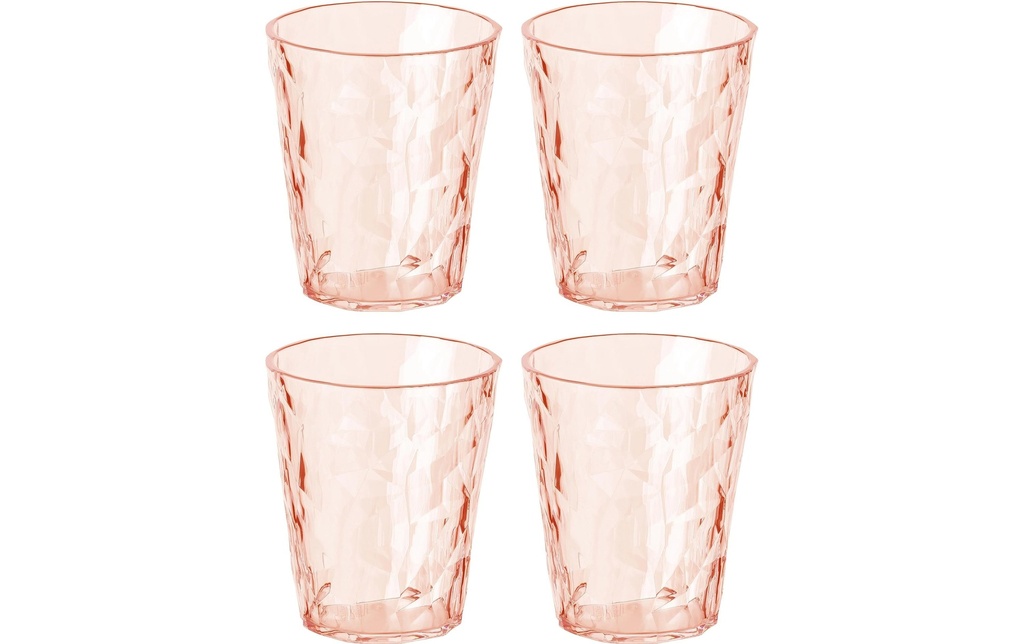 Koziol Verre Club No. 1 250 ml, 4 Pièce/s, Rose