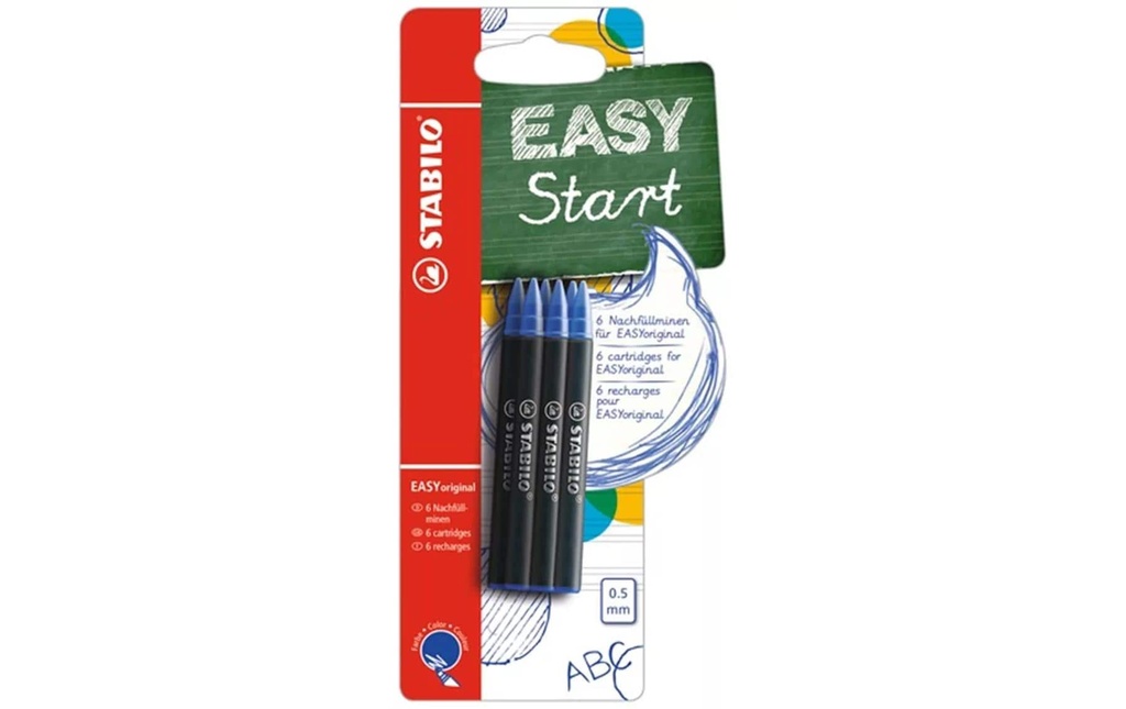 STABILO EASYoriginal Refill encre bleu 0.5 mm
