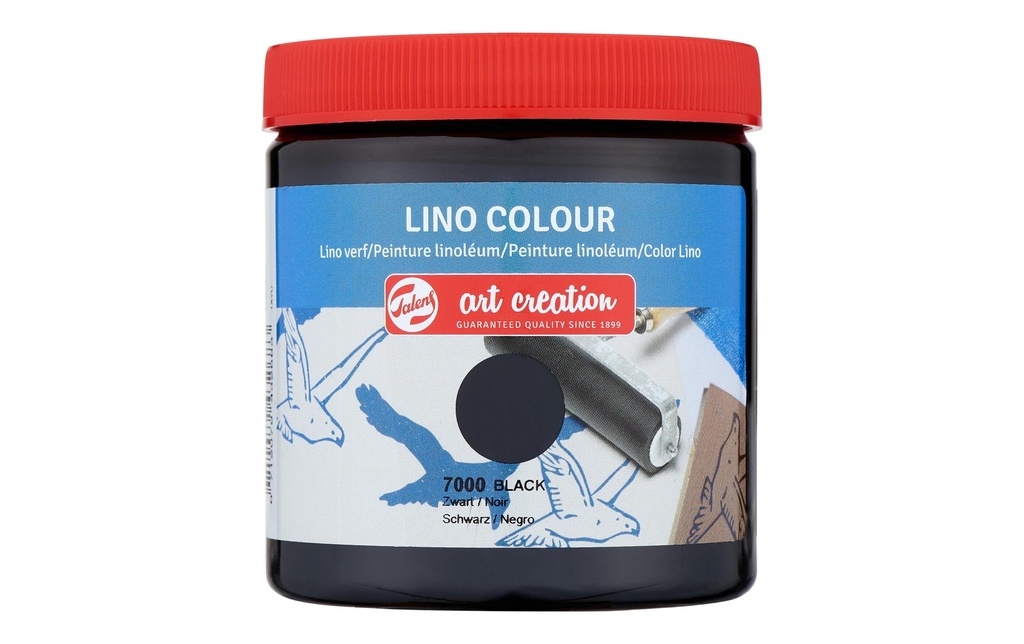 Talens Encre pour linogravure 250 ml, Noir