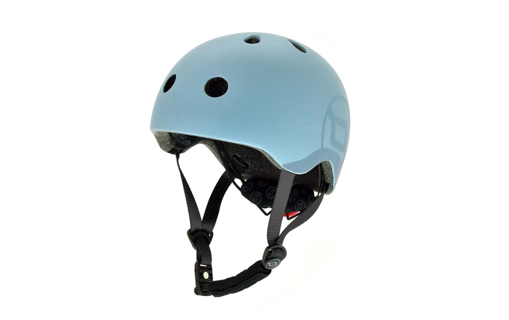 Scoot and Ride Casque pour enfants Steel Bleu, S-M/51 - 55