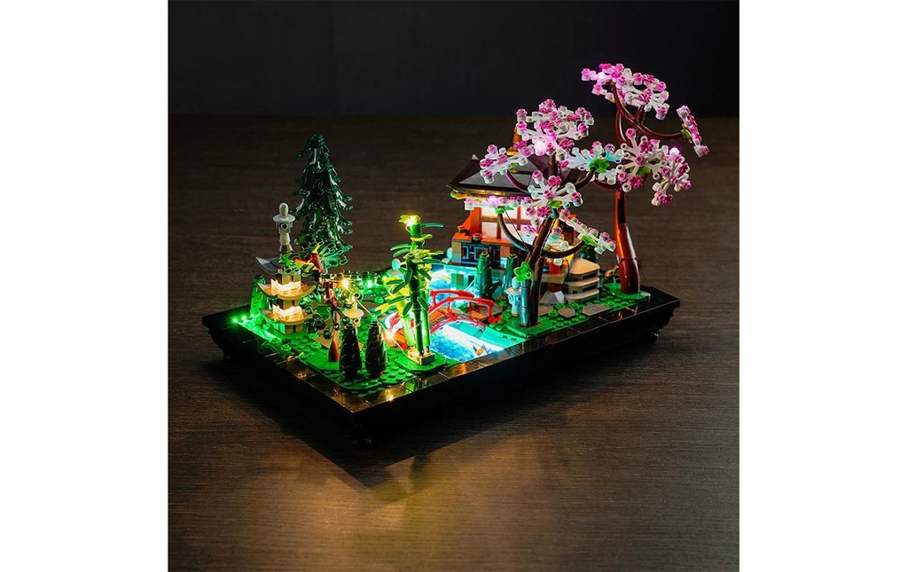 BrickBling Lumières-LED pour LEGO® Jardin du silence (10315)