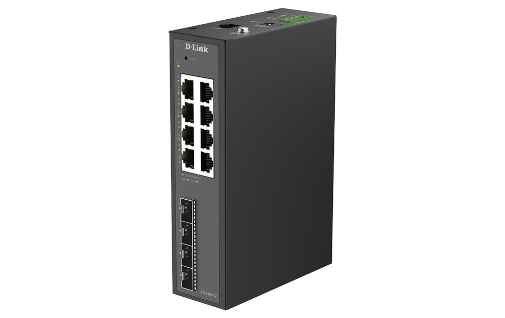 D-Link PoE++ Switch DIS-210G-12UP 12