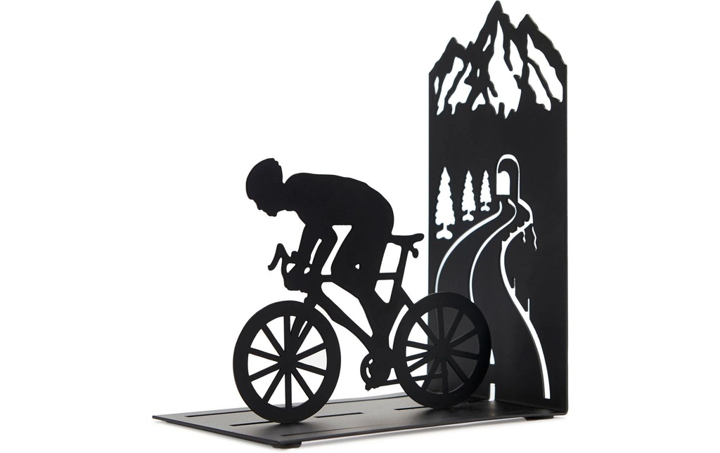 Trendform Serre-livres Cyclist, métal, noir