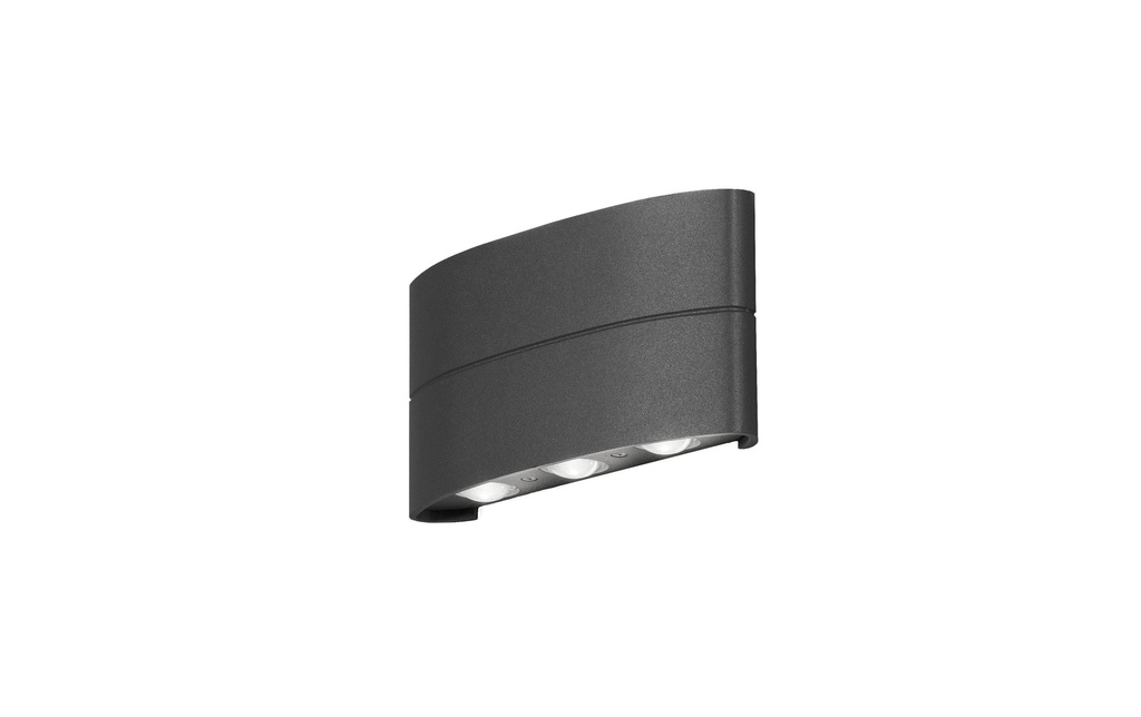 Konstsmide Lampe murale Chieri, 3000K, 6 x 1.2W, noir