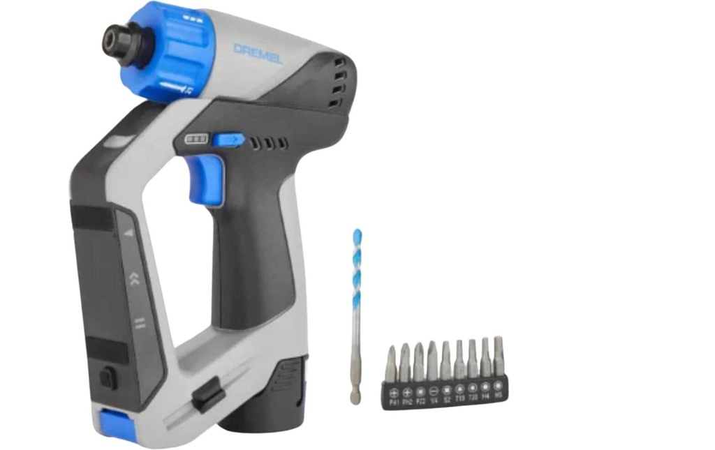 Dremel DREMEL Perceuse-visseuse sans fil 3 en 1, batterie 12 V 2 Ah