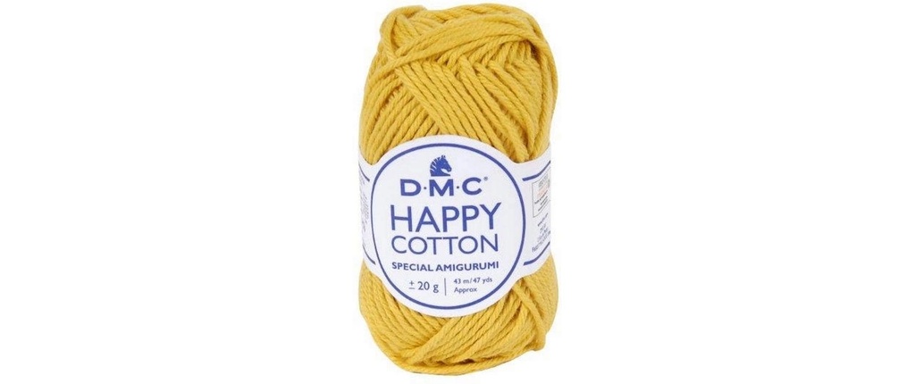 DMC Fil de coton Natura Happy Cotton Jaune moutarde
