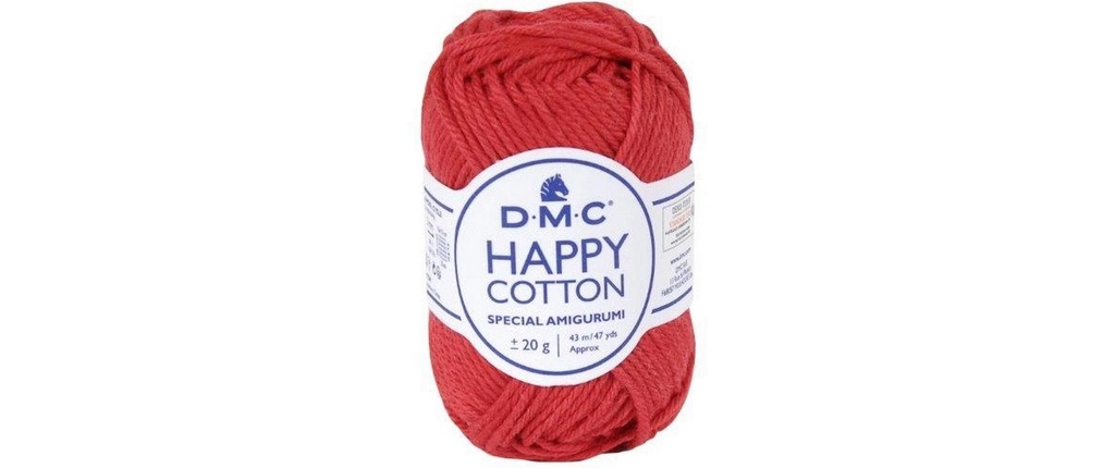 DMC Fil de coton Natura Happy Cotton Rouge signal