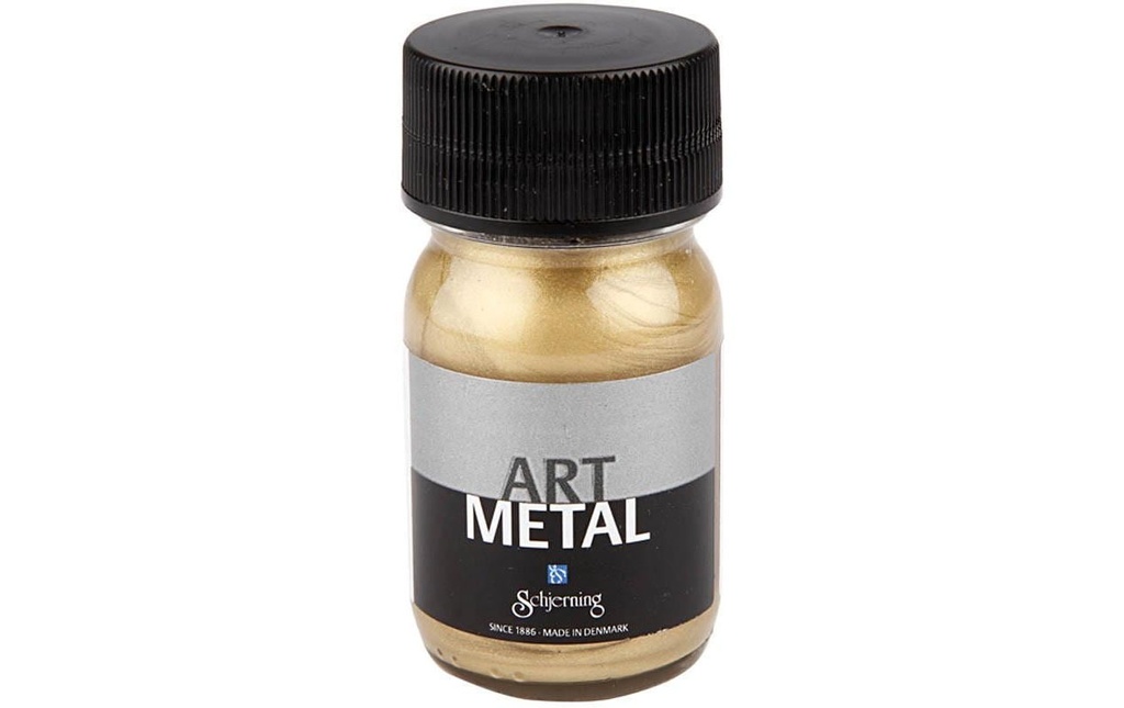 Schjerning Peinture métallisée Art Metal 30 ml, Doré