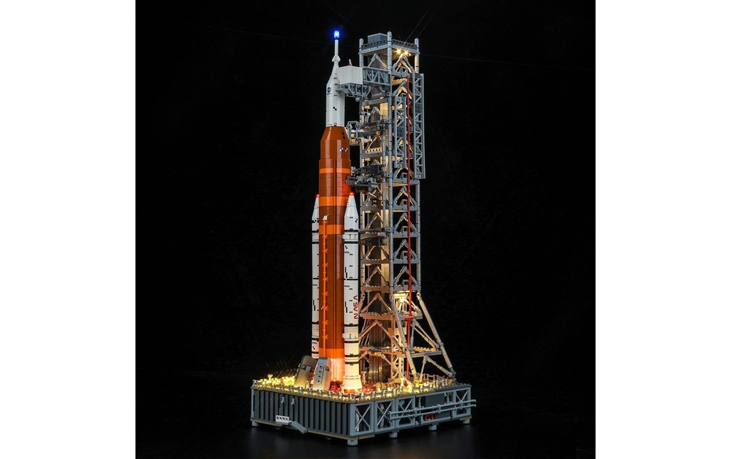 BrickBling Lumières-LED pour LEGO® NASA: rampe de lancement Artemis (10341)