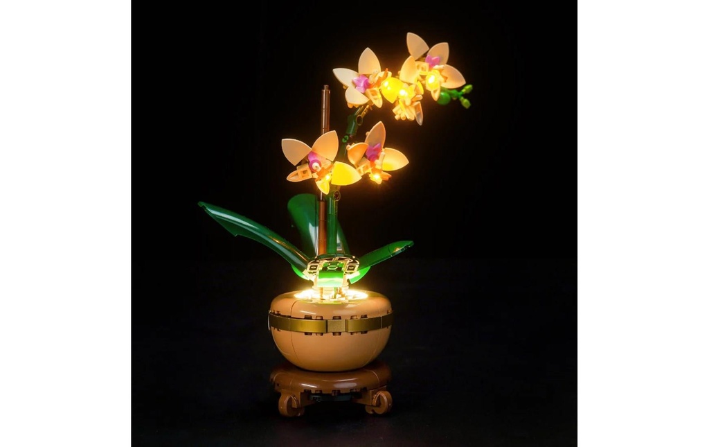BrickBling Lumières-LED pour LEGO® Mini orchidée (10343)