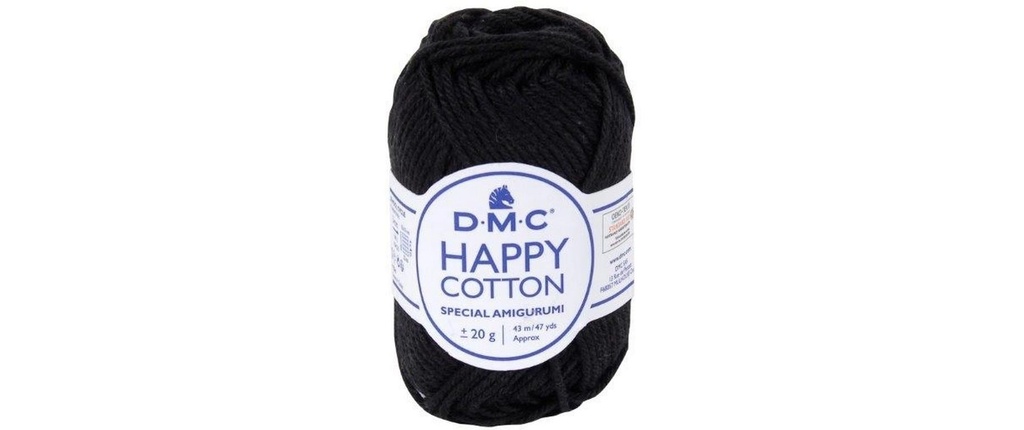 DMC Fil de coton Natura Happy Cotton Noir