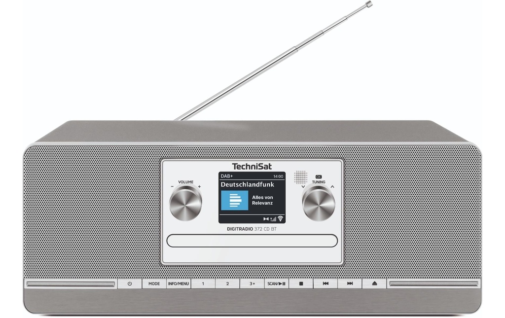 Technisat Radio DigitRadio 372 CD BT Argenté