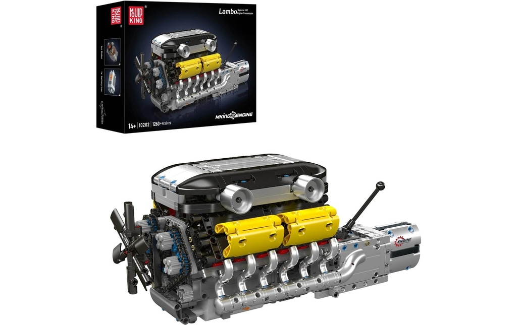 Mould King Moteur V12 Lambo Modèle électrique
