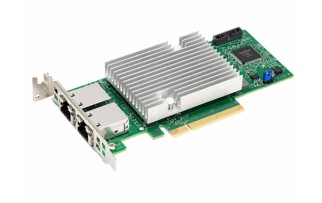 Supermicro Carte additionnelle AOC-STG-b2T PCI-Express x8/LAN (RJ45)