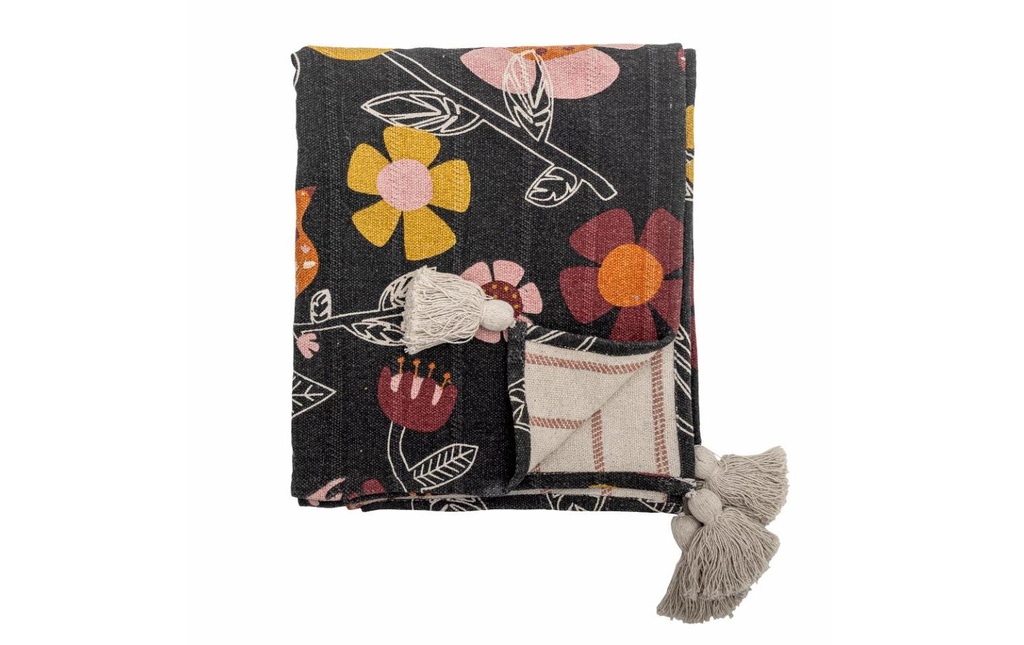 Bloomingville Couvre-lit Vivielle, 160 x 130 cm, multicolore