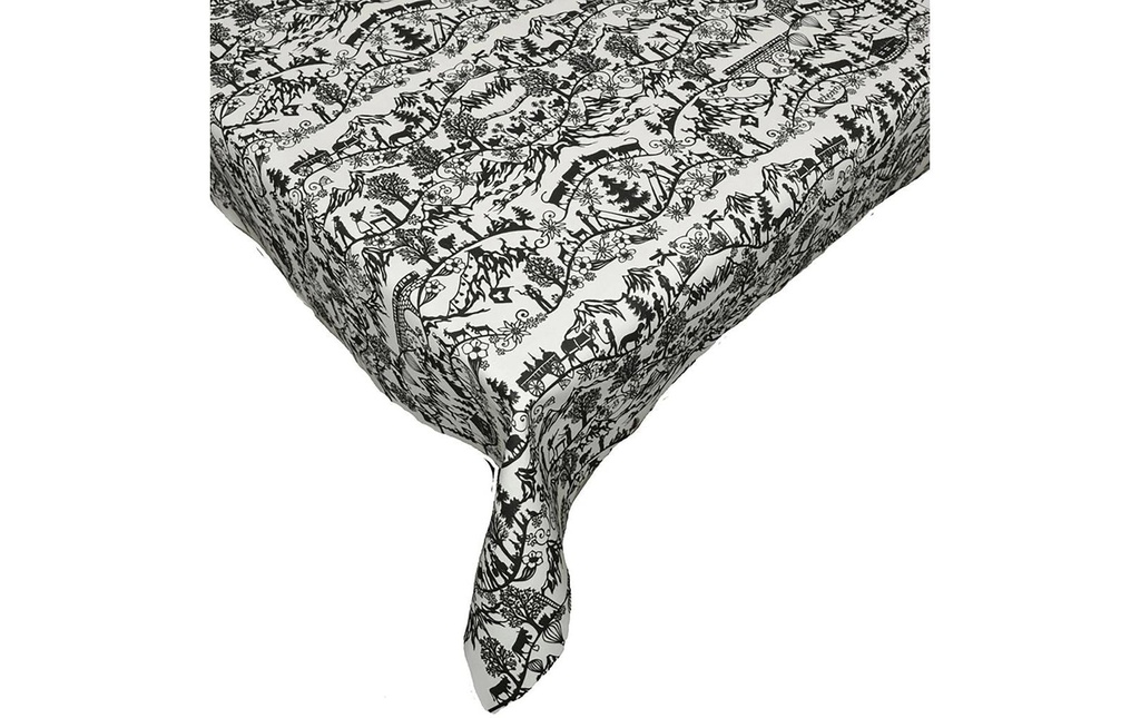 Hubatka Nappe Megaline, Découpage, 140 x 260 cm
