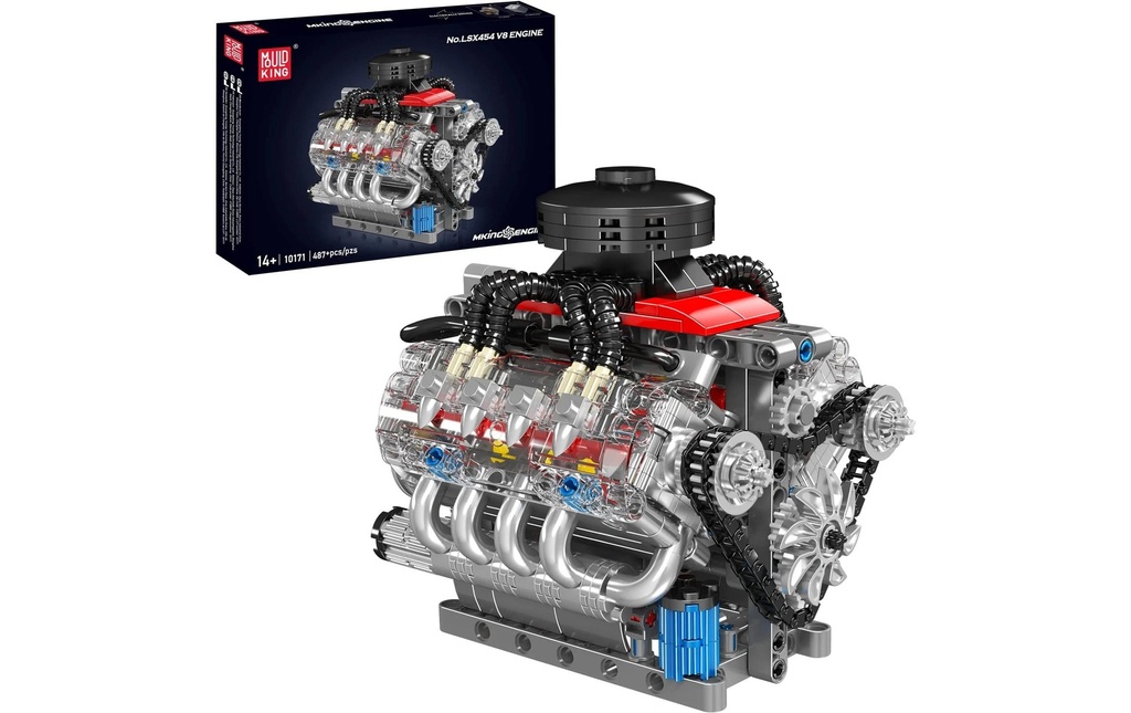 Mould King LSX454 V8 Moteur électrique