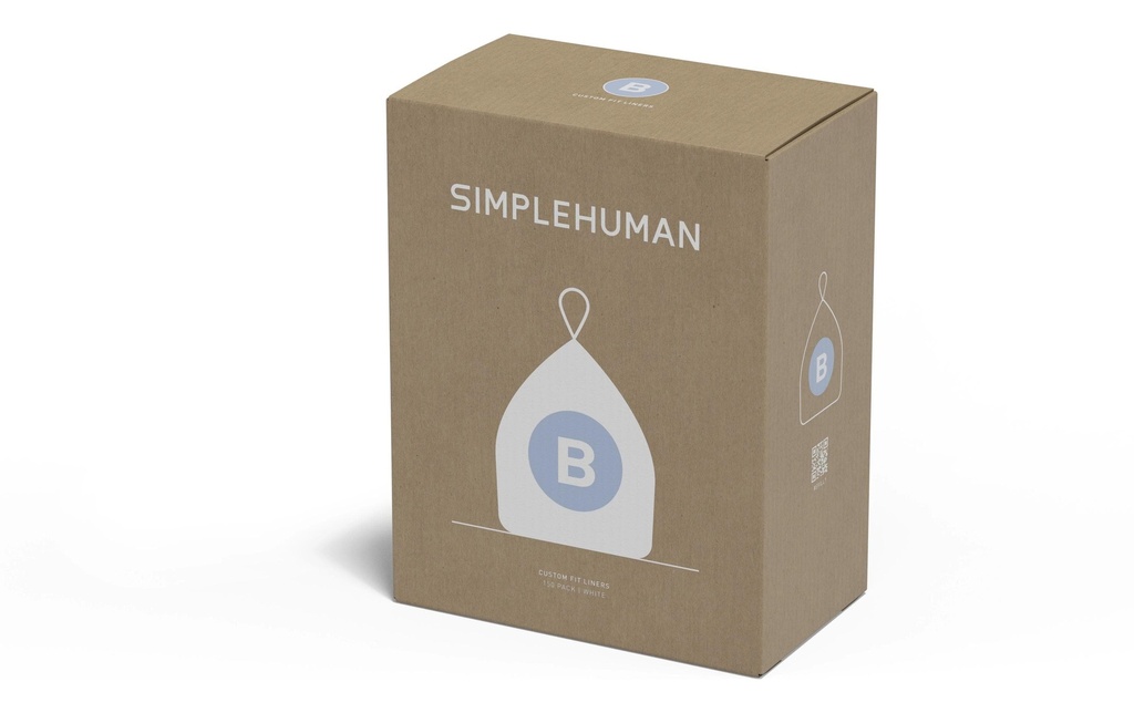 Simplehuman Sacs poubelle Code B, 6 l, 150 pièces