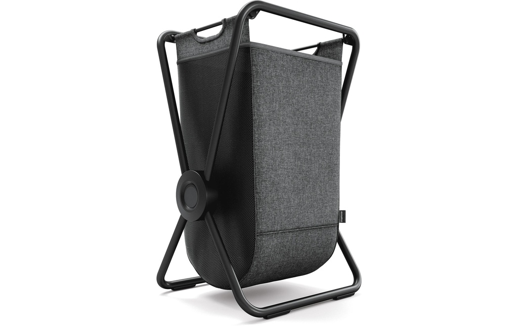 Simplehuman Corbeille à linge Single 150 l, gris / noir