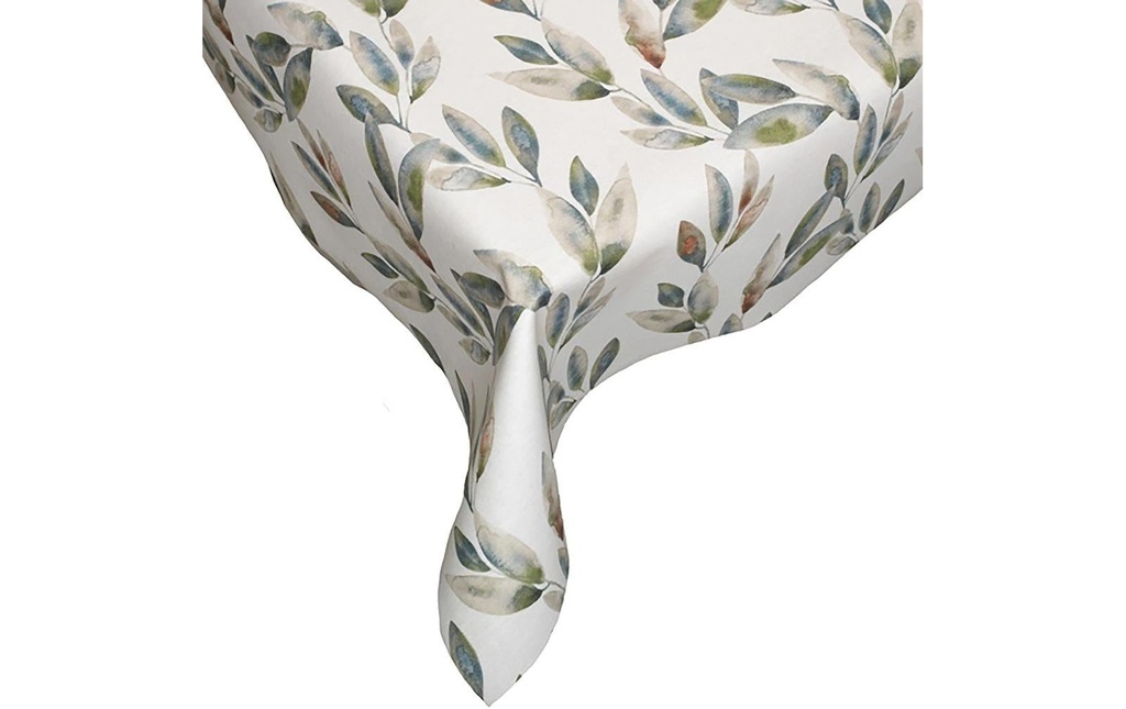 Hubatka Nappe Megaline, feuilles vertes, 140 x 220 cm