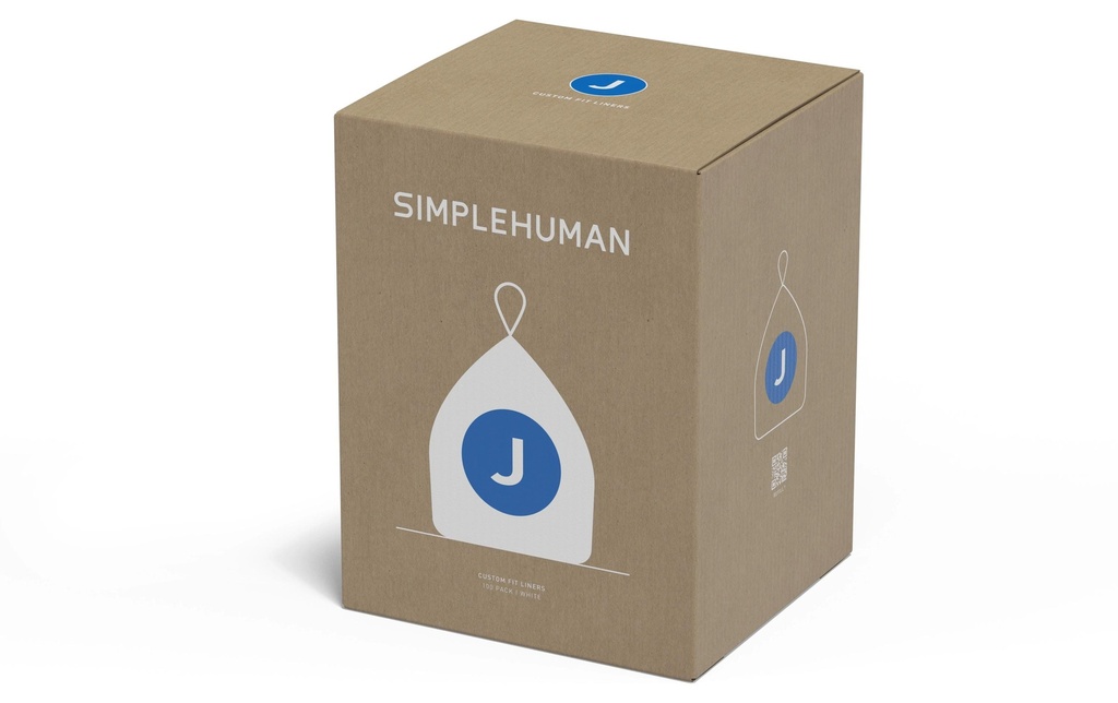 Simplehuman Sacs poubelle Code J, 45 l, 100 pièces