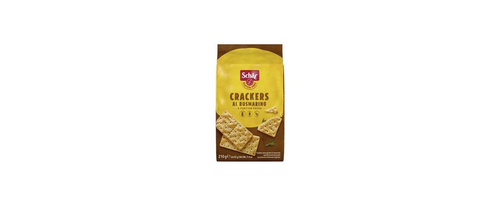 Dr.Schär Collation Crackers au romarin 210 g