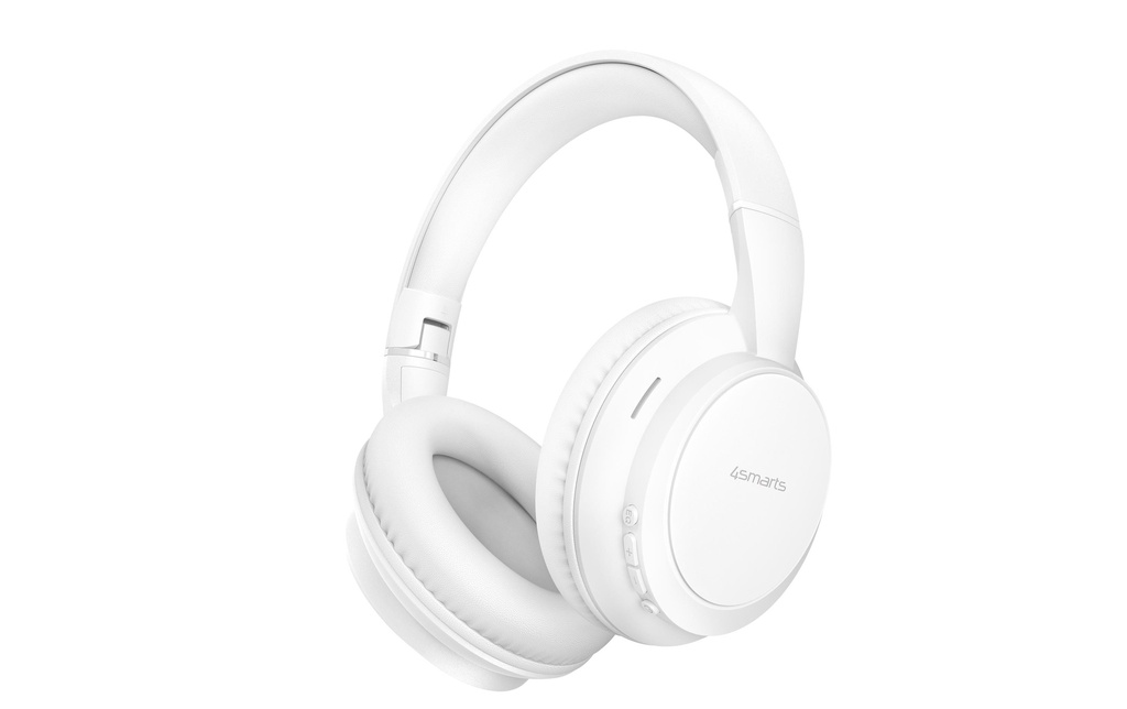 4smarts Casques supra-auriculaires Wireless SkyBuds Wave Blanc