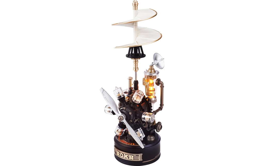 ROKR Kits de montage Da Vinci Helicopter Puzzle mécanique en 3D