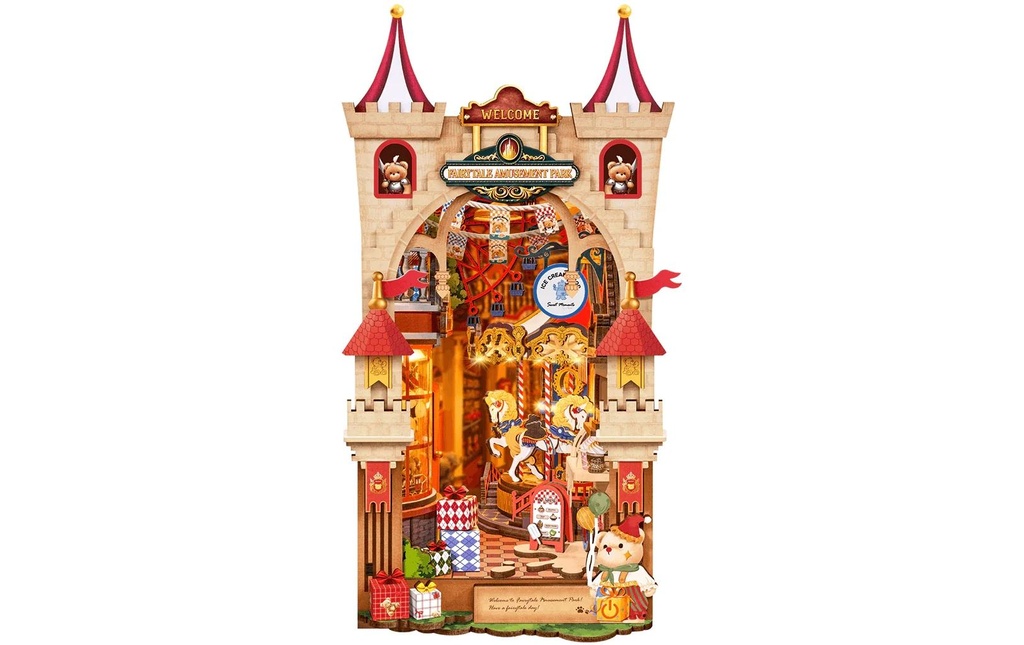 Rolife Kits de montage Fairytale Amusement Park Elément de bibliothèque