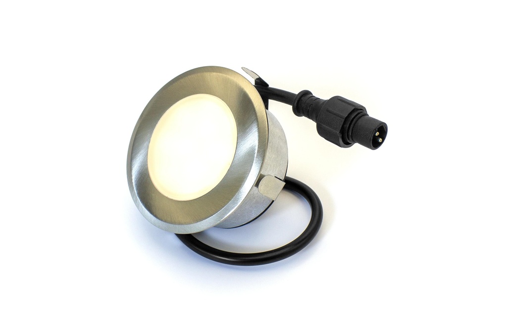 Schönenberger Spot encastré dans le sol 69 mm, 1.2W, 150 lm, 3000 K