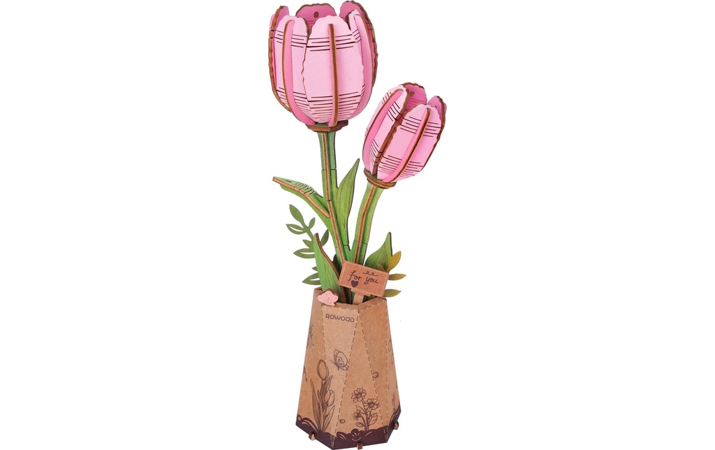 Rowood Kits de montage Pink Tulip
