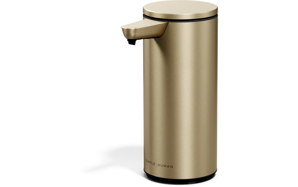 Simplehuman Distributeur à capteur 266 ml, doré
