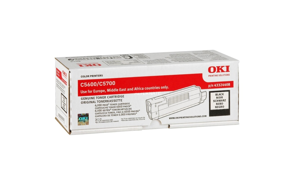 OKI Toner 43324408 noir