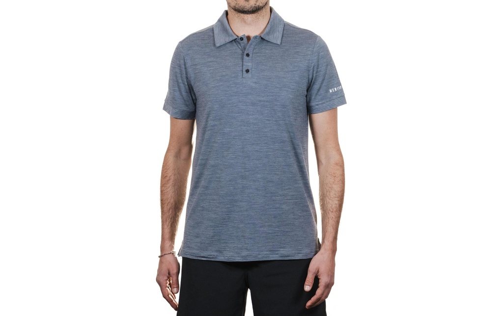 Merino & More Camicia a maniche corte Polo L, Gris