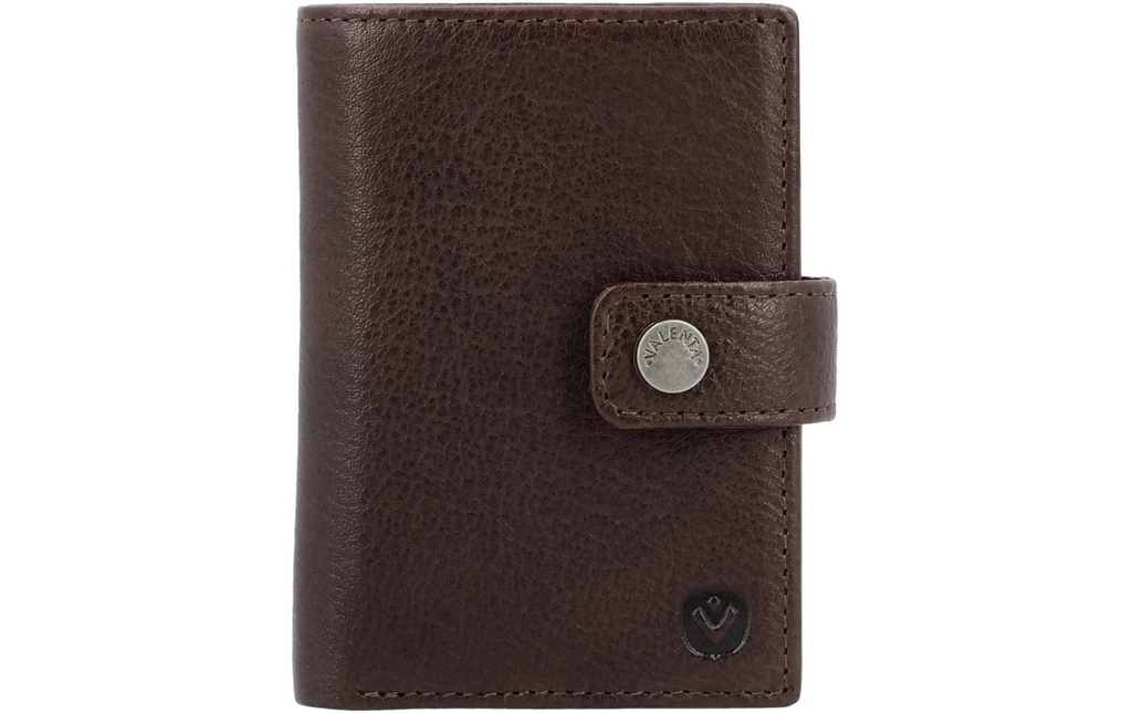 Valenta Card Wallet Leather MagSafe Luxe Chocolate