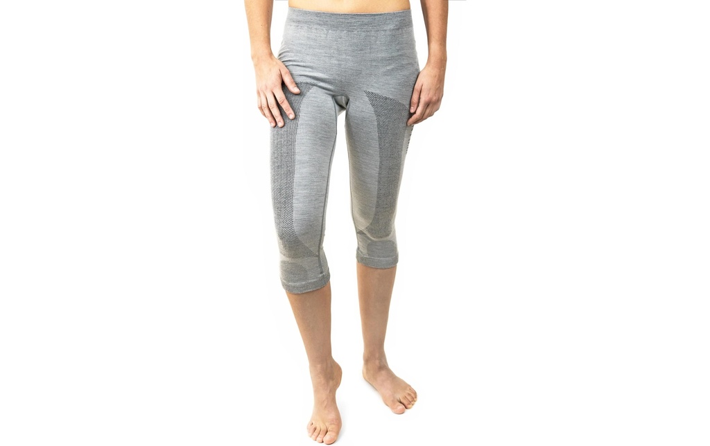 Merino & More Caleçon fonctionnel 3/4 pour femmes S, Gris
