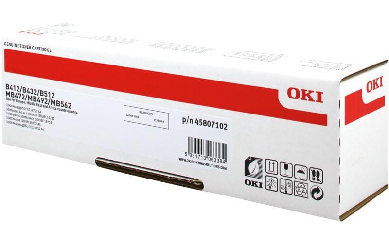OKI Oki toner 45807102 black