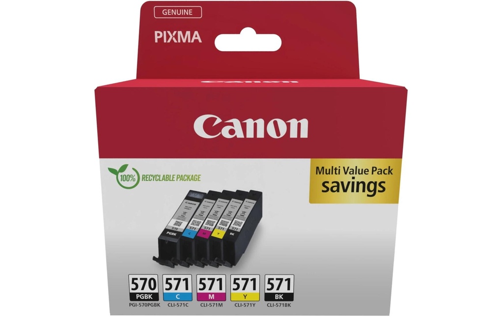 CANON Canon cartouch.570/571 b/c/m/y (5 pces)
