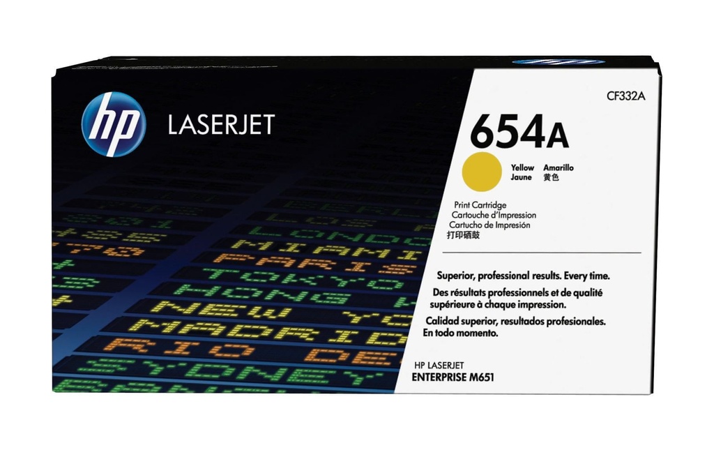 HP HP toner 654A yellow