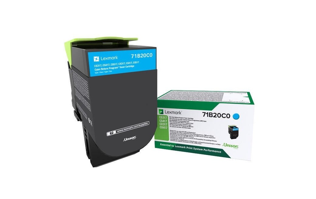 LEXMARK Lexmark toner 71B20C0 ret. cya