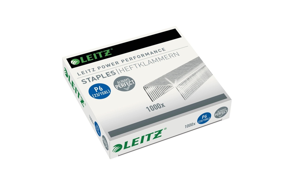 LEITZ Agrafes 1000x23/15XL (1000 pces)
