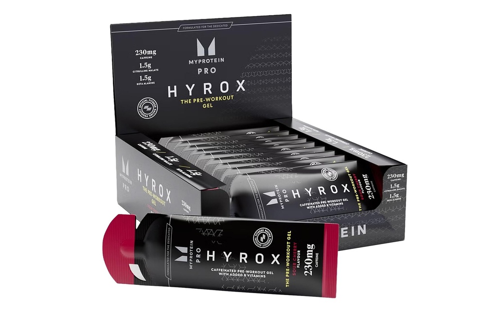 MyProtein Gel énergétique MyProtein Hyrox The Pre-Workout Sour Cherry