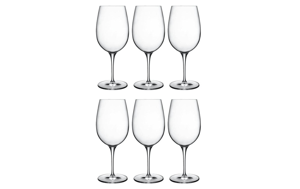 Luigi Bormioli Service de verres à vin Palace Grand Vini 57 cl, 6 pièces, Transparent