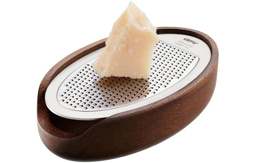 GEFU Trancheuse à fromage Parmezo argent/marron