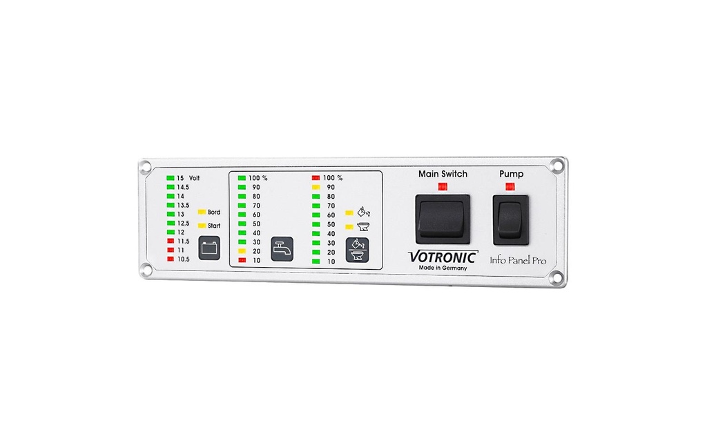 Votronic Panneaux et surveillance du système Info Panel Pro